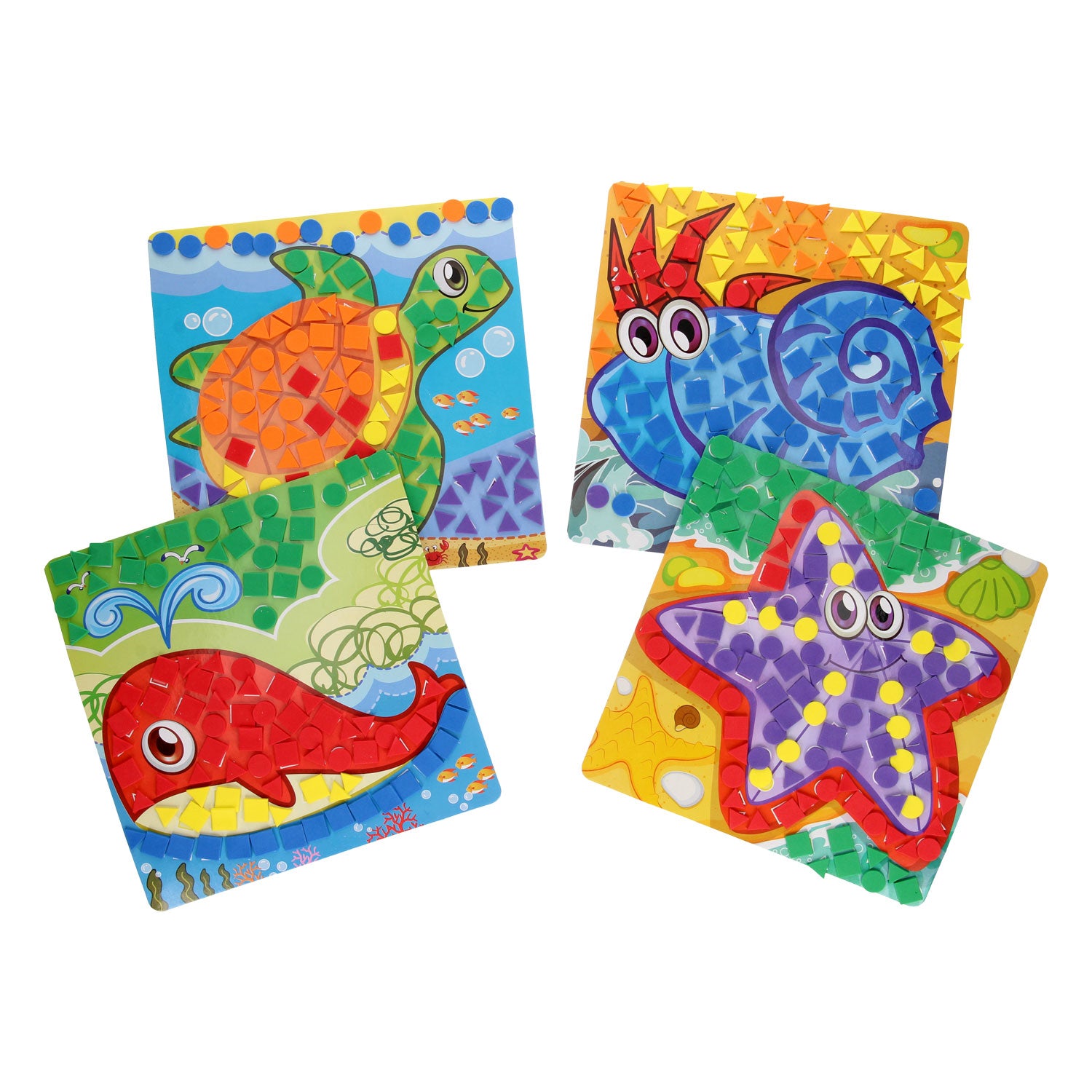 Mosaikhandwerk marine Tiere