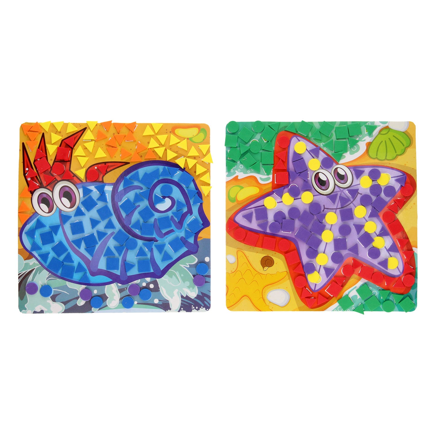 Mosaikhandwerk marine Tiere