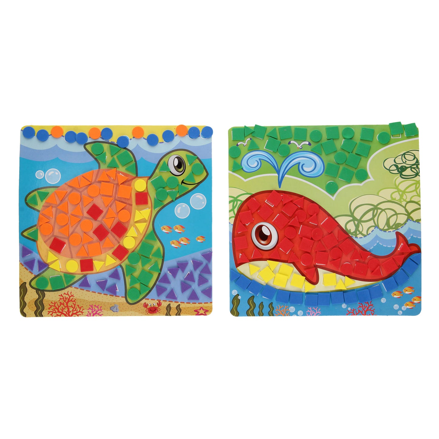 Mosaikhandwerk marine Tiere