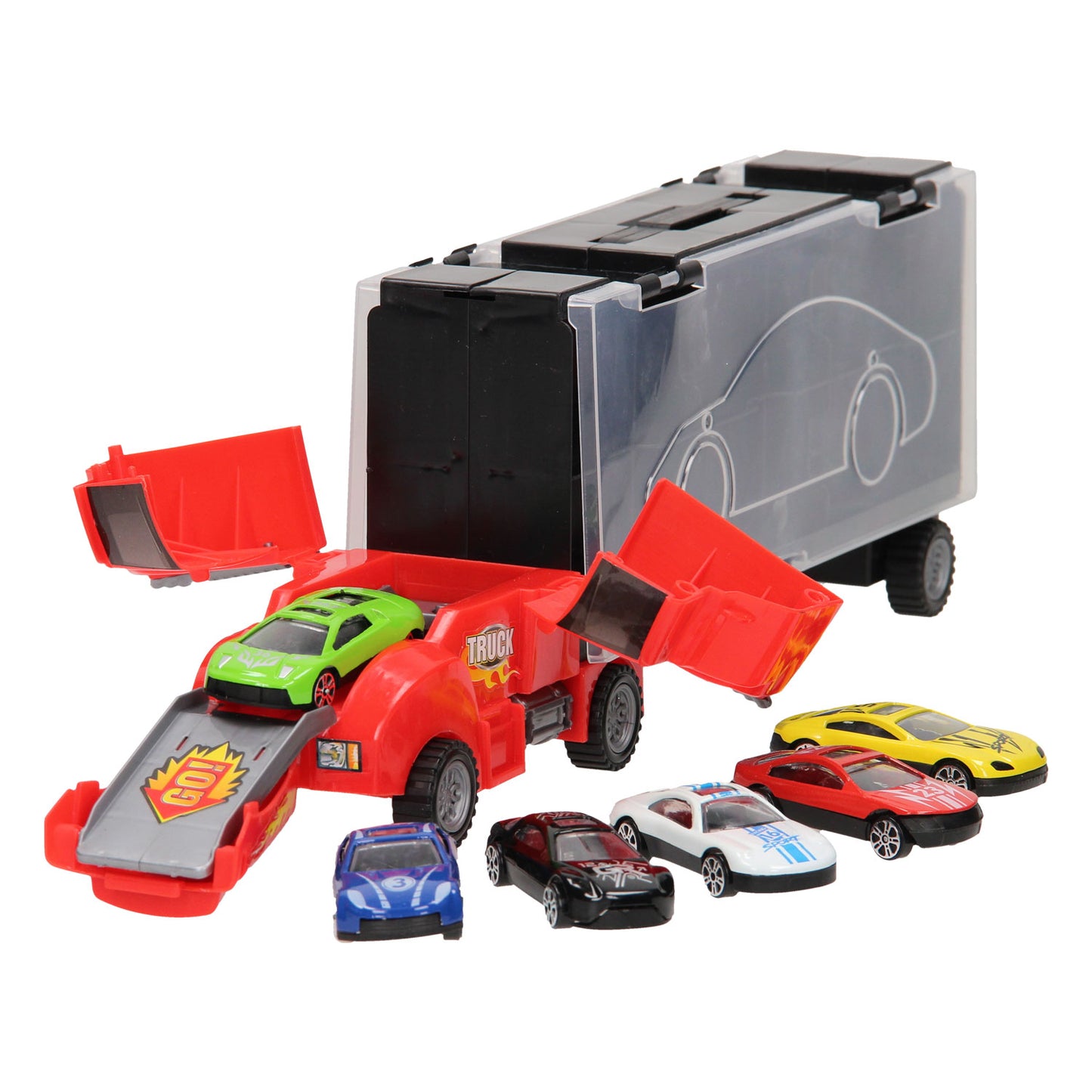 Autotransporter speichern - rot