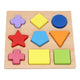 Formpuzzle aus Holz, 9-tlg.