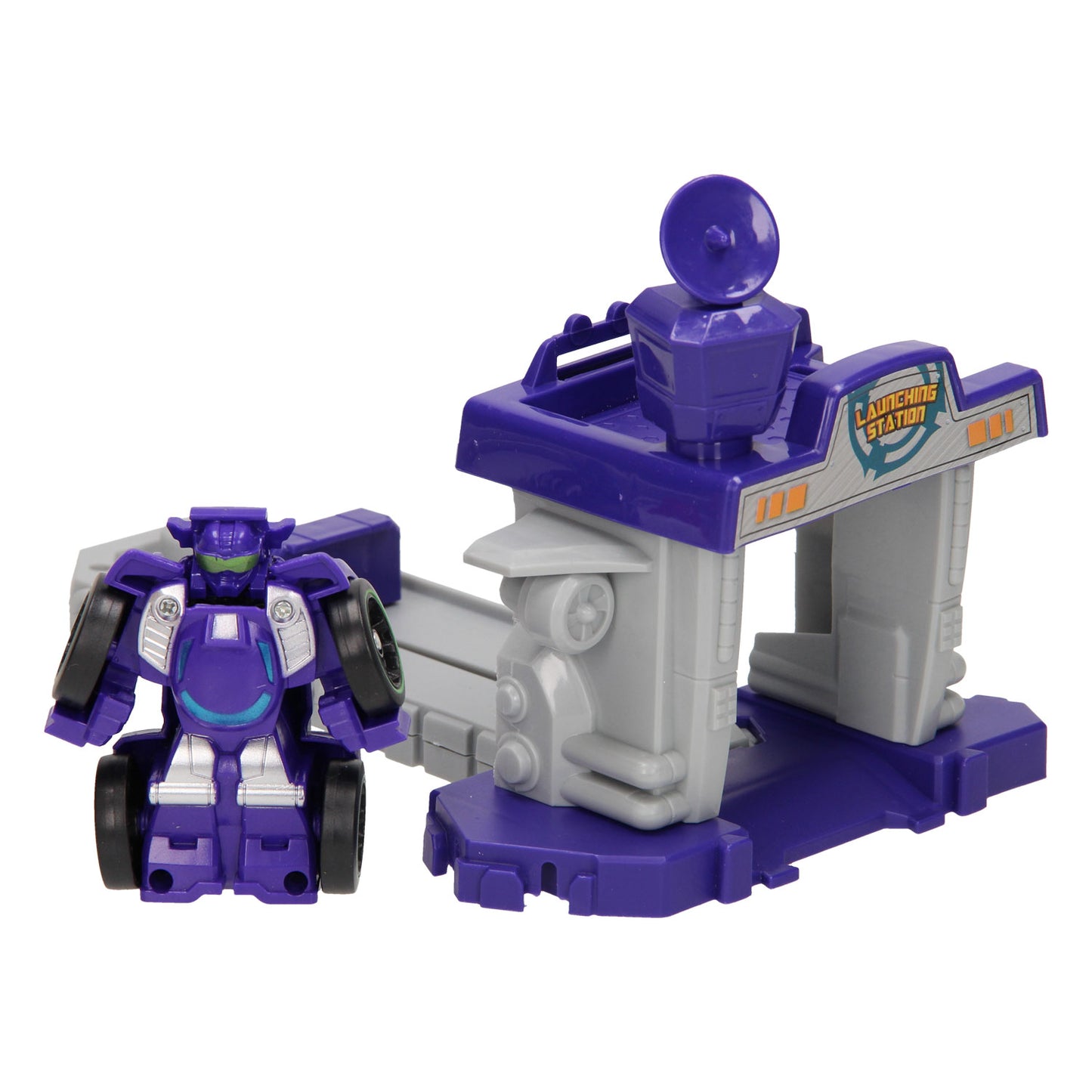 Max Roboter Transforming Set Launchbaan - lila