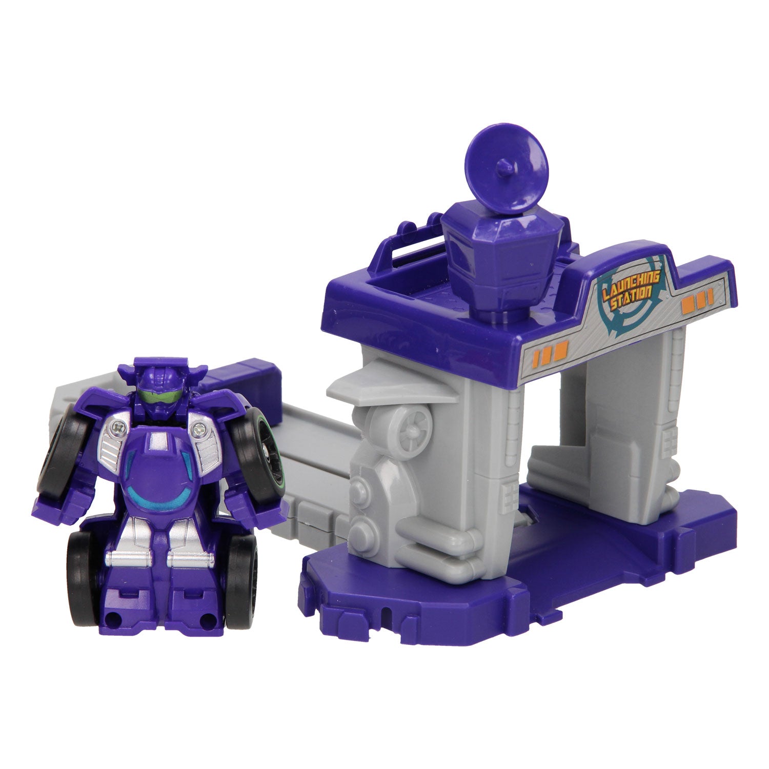 Max Roboter Transforming Set Launchbaan - lila