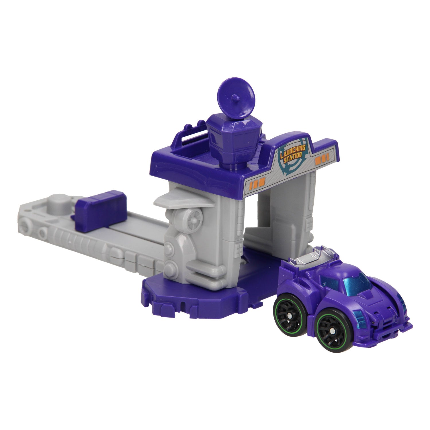 Max Roboter Transforming Set Launchbaan - lila