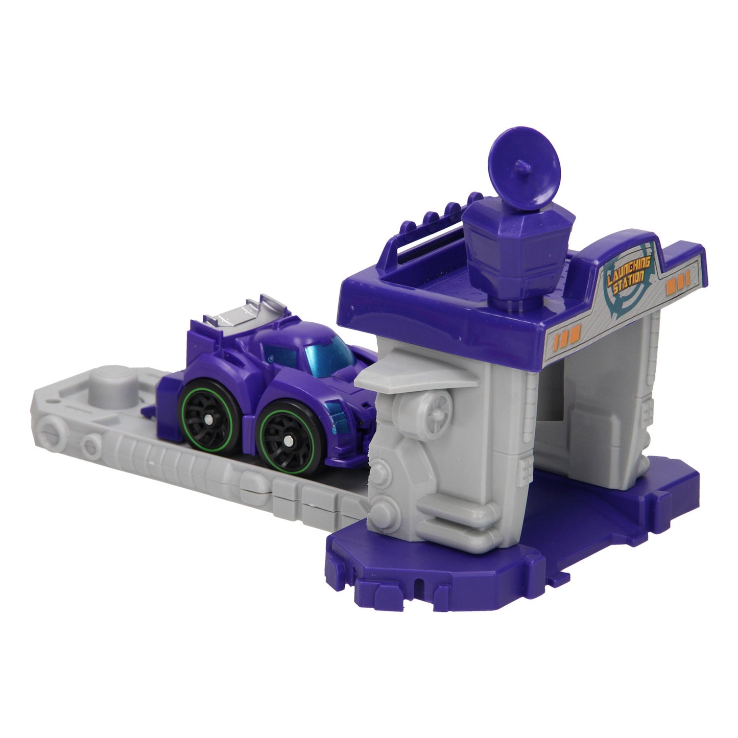 Max Roboter Transforming Set Launchbaan - lila