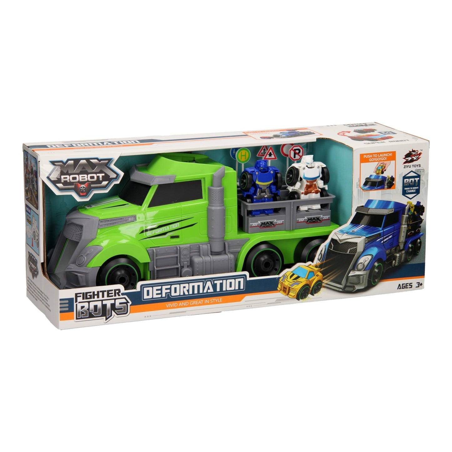Max Roboter Max Roboter Transforming Set Mega Green