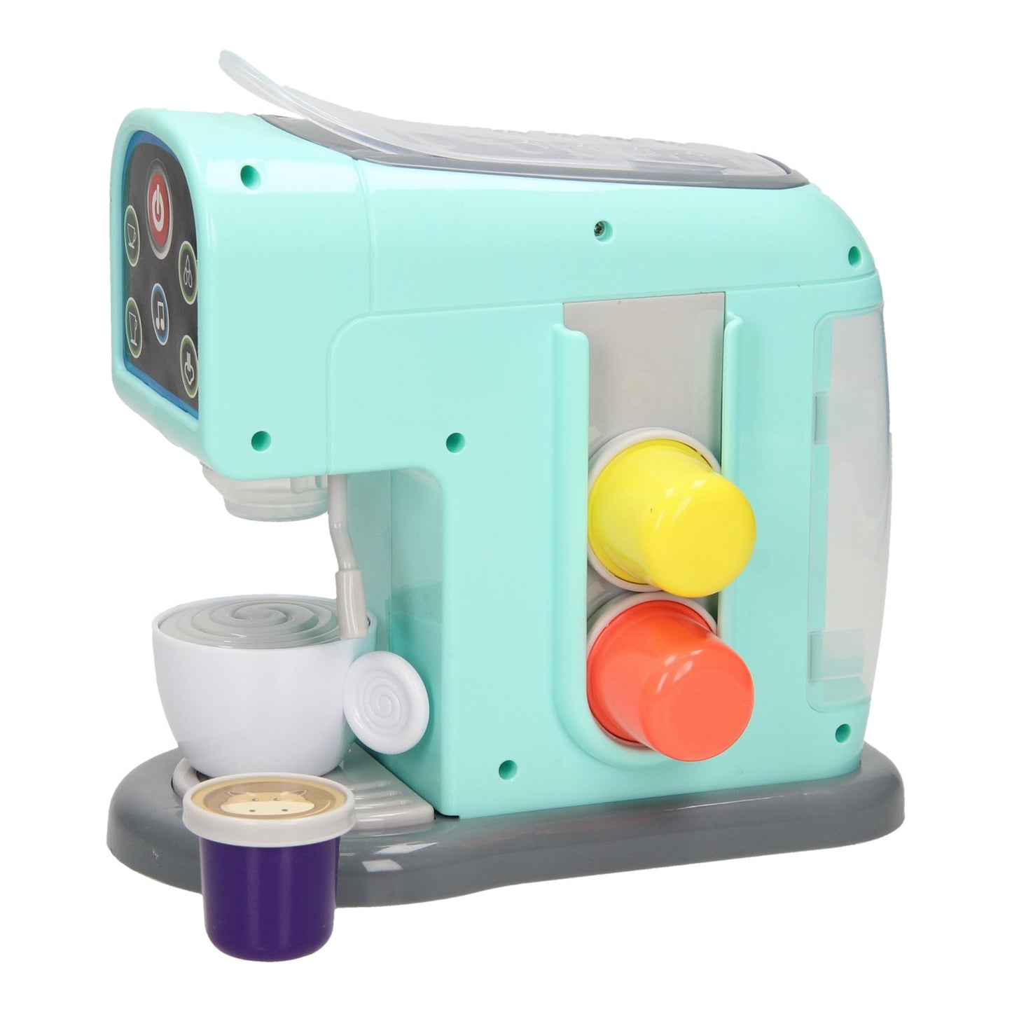 Spielzeugkaffeemaschine mit Tassen
