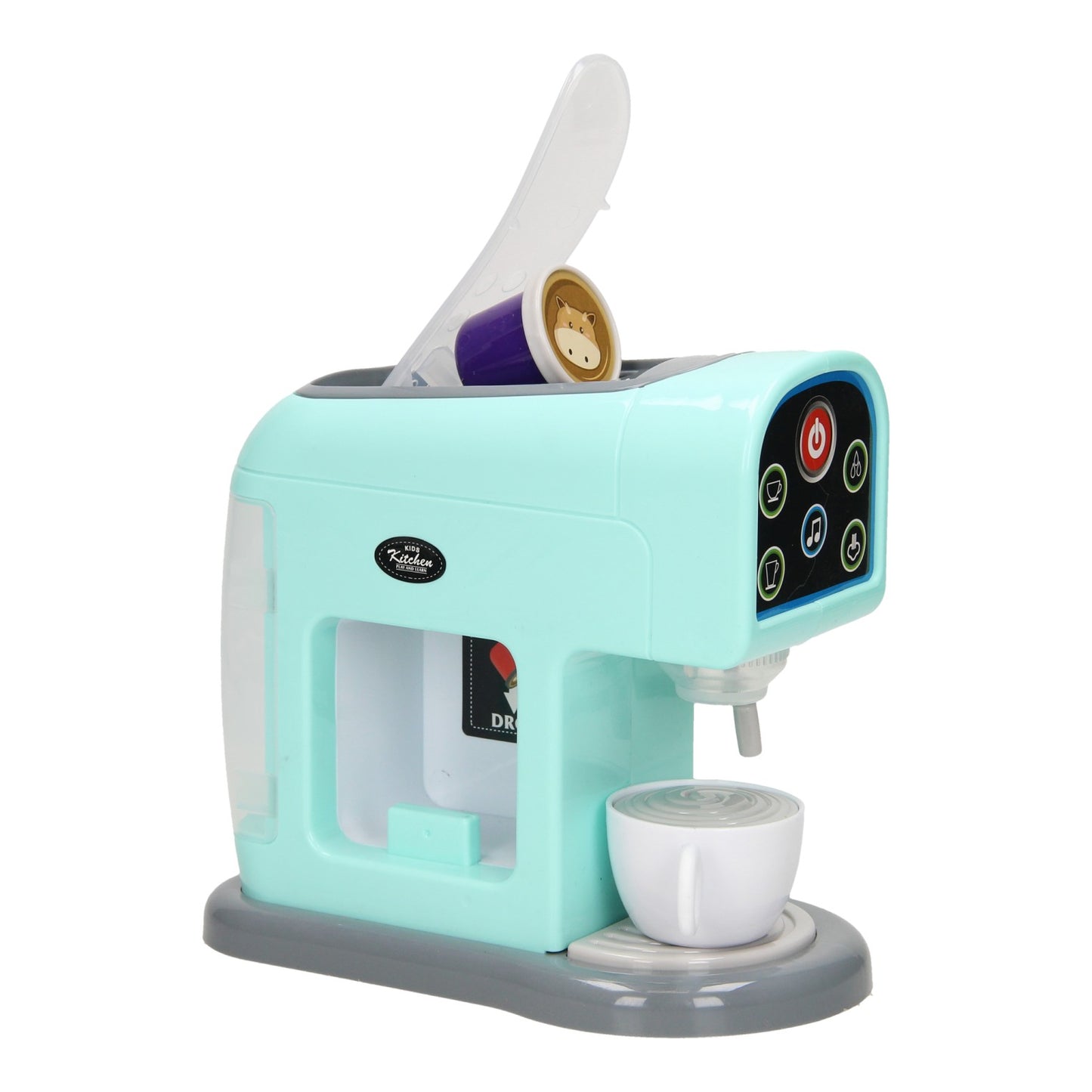 Spielzeugkaffeemaschine mit Tassen