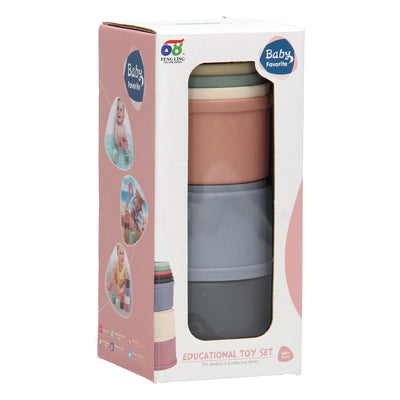 Lobbes Stapelbecher Pastell, 8 Stk.