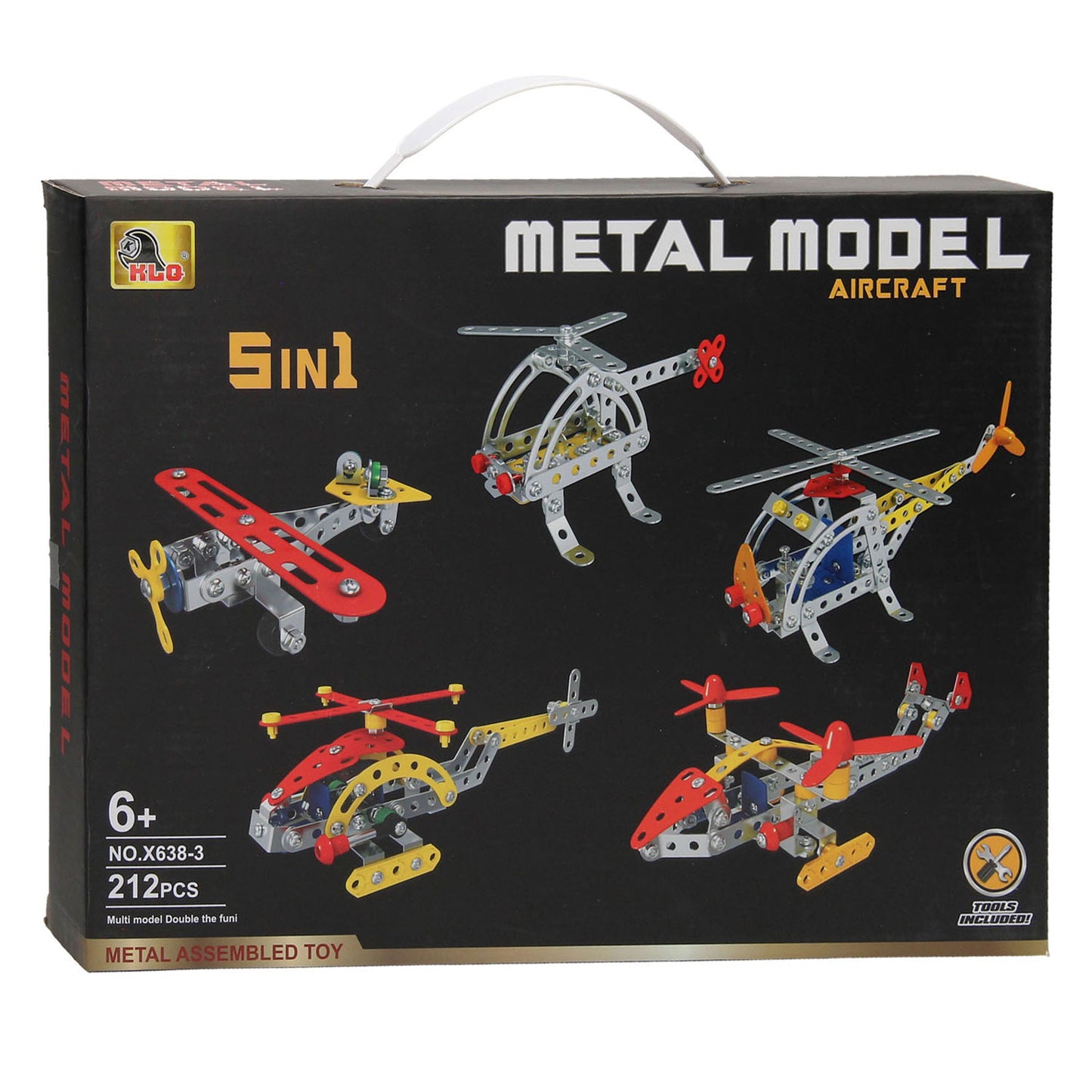 BAU -SET -Flugzeug 5in1, 212dlg.
