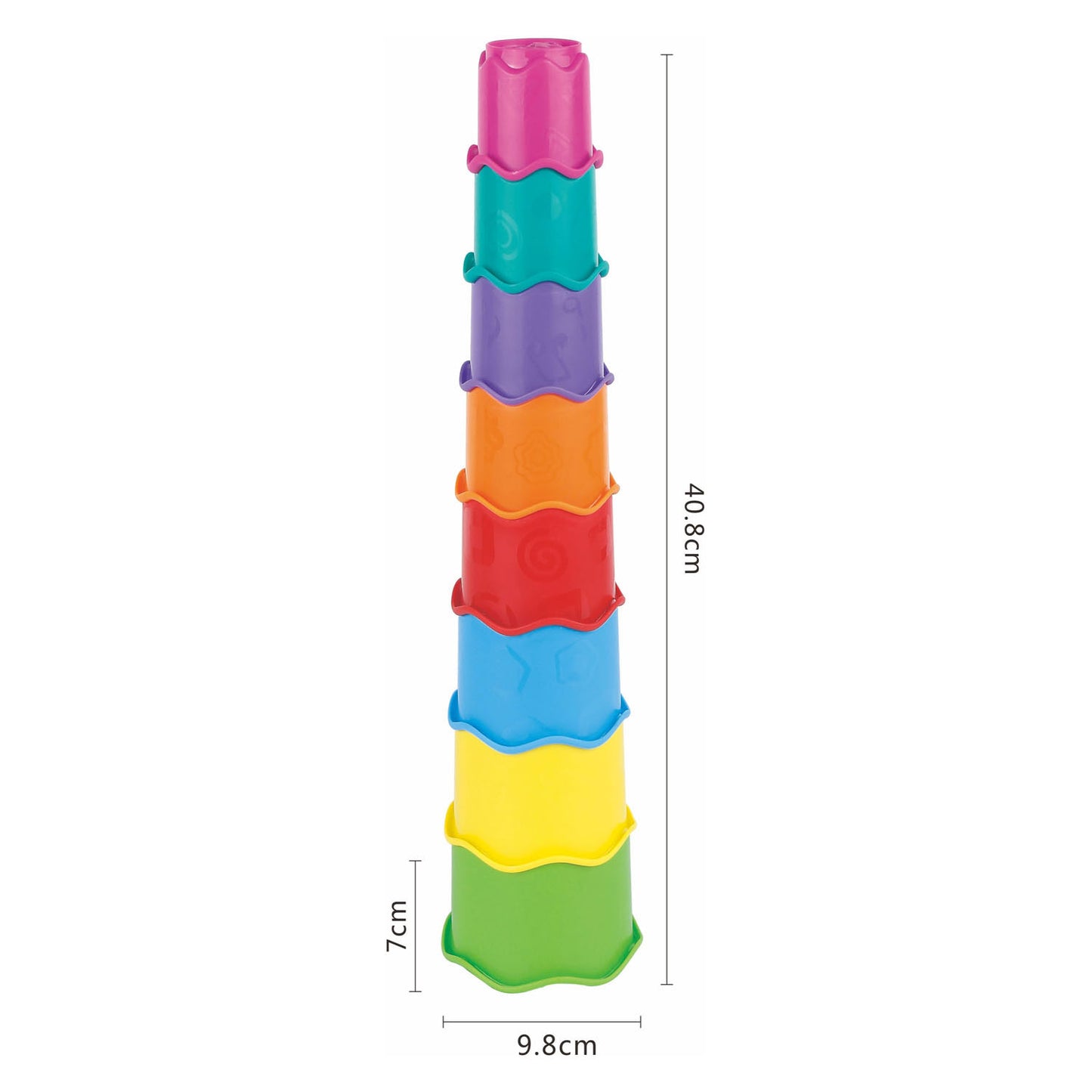 Stack Tower Color, 8dlg.