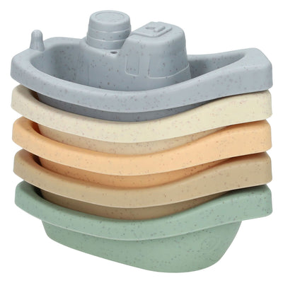 Pastell Badeboote, 5 Stk.