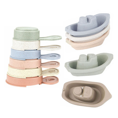 Lobbes Badetassen und Badeboote Pastell