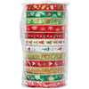 Weihnachtsband, B: 10 mm, 12x3 m 1 Box