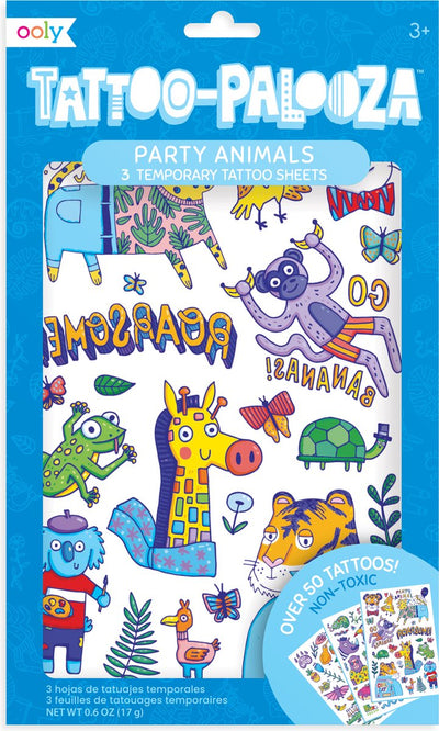Ooly – Tattoo Palooza – temporäre Tattoos – Partytiere