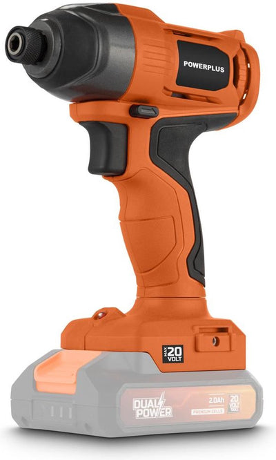 Powerplus Dual Power Akkuschrauber powdpo2000 – 20V – Schlagschrauber – 100nm – inkl. LED-Licht – exkl. Akku und Ladegerät