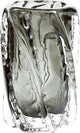 Woood Paragon handgemachte Vase - Glas - Anthrazit - 21x13x13