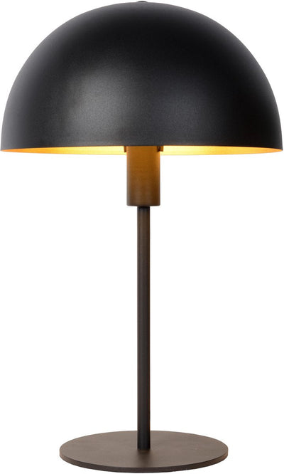 Lucide Siemon - Tischlampe - ø 25 cm - 1xe14 - schwarz
