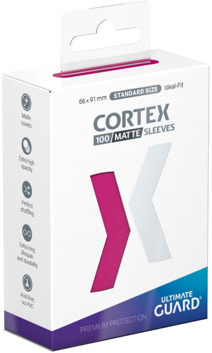 Ultimate Guard Cortex-Ärmel matt, Standardgröße (100) – Pink