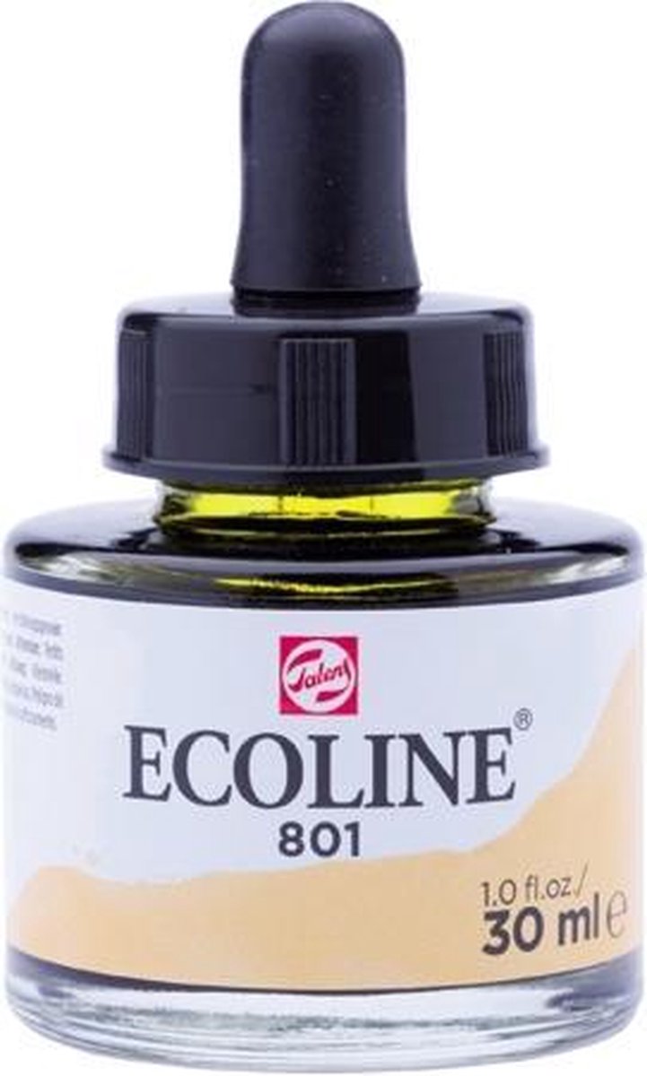 Ecoline flüssige Aquarellflasche 30 ml Gold 801