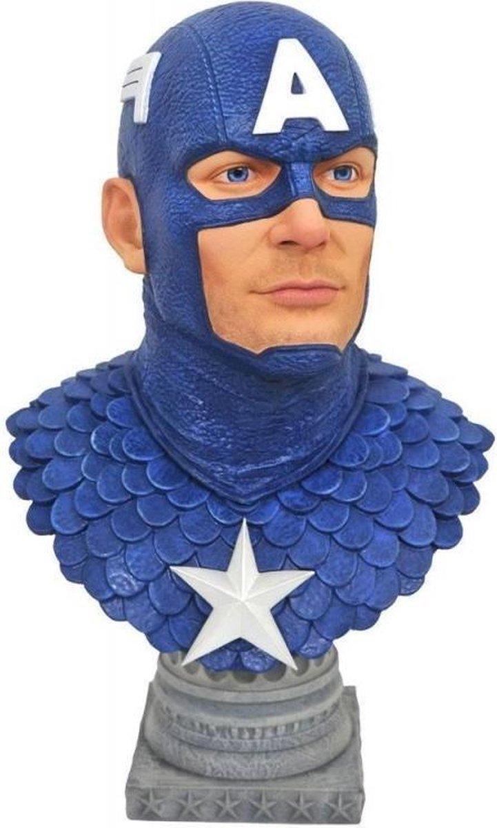 Diamond Select Toys Marvel Comics Legends in 3D Büste 1 2 Captain America 25 cm