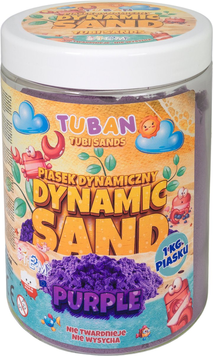 Tuban dynamischer Sand | lila 1 kg