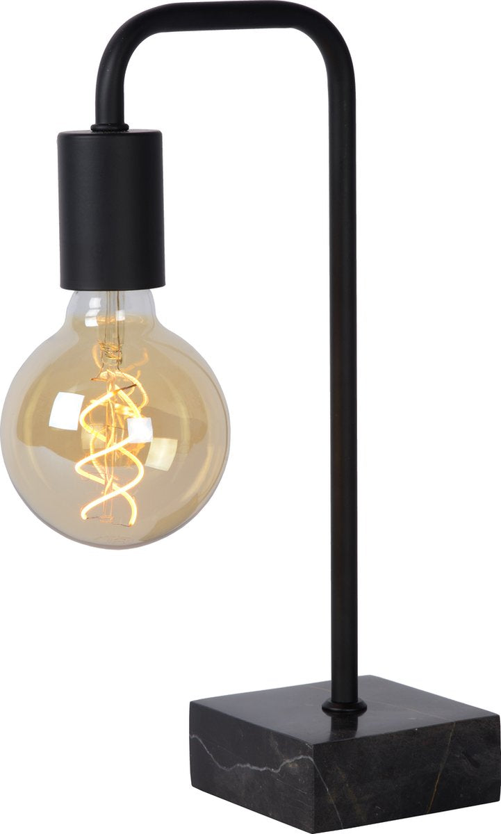 Lucide Lorin - Tischlampe - 1xe27 - schwarz