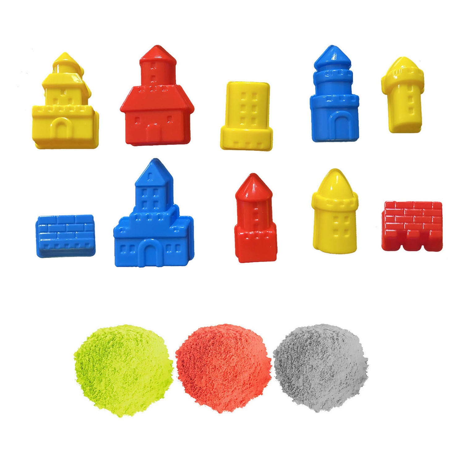 Vitalität Zand Set, 3x150gr mit Schlossformen