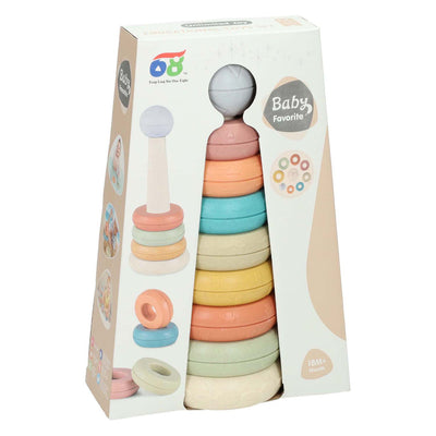 Baby Stack Tower Pastell
