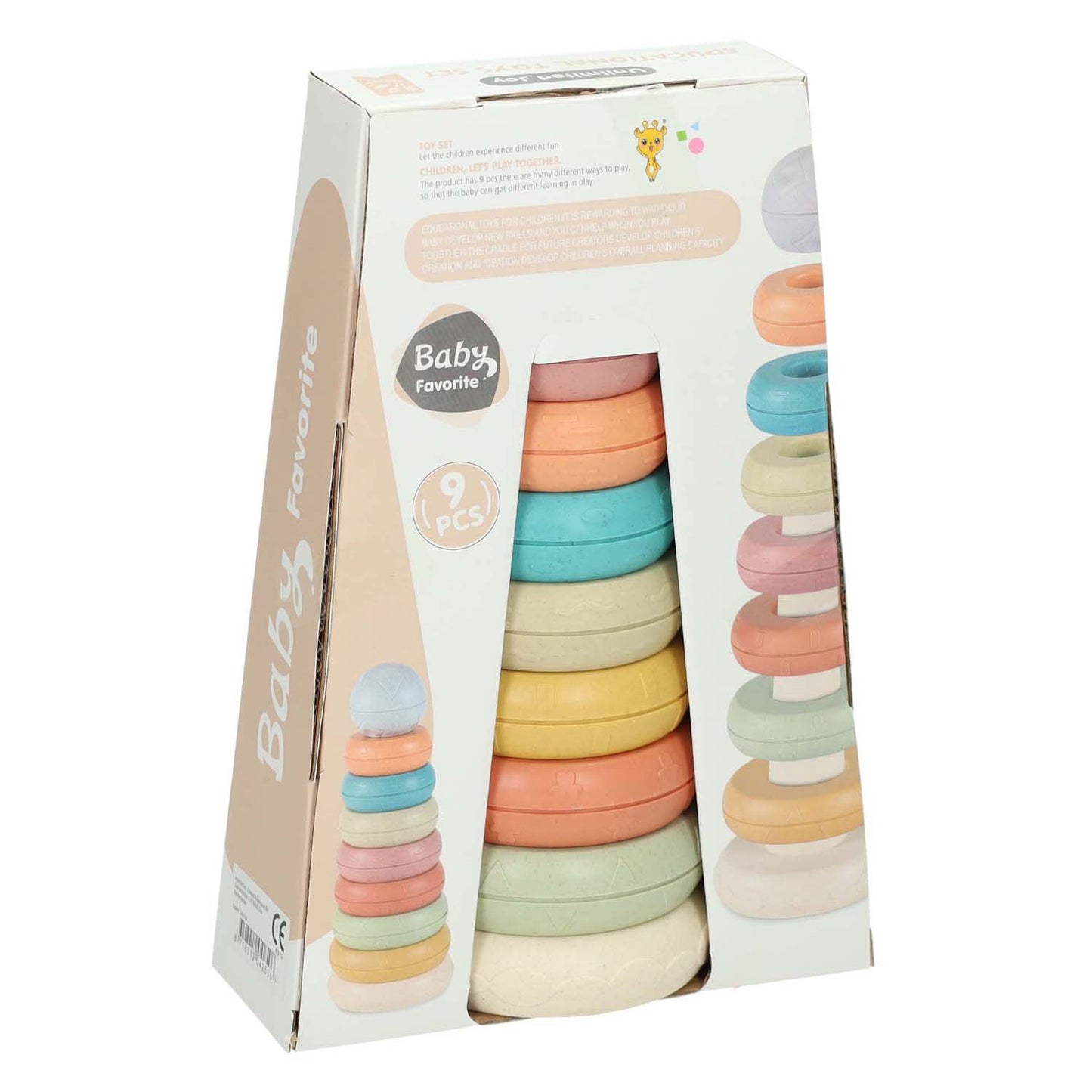 Baby Stack Tower Pastell