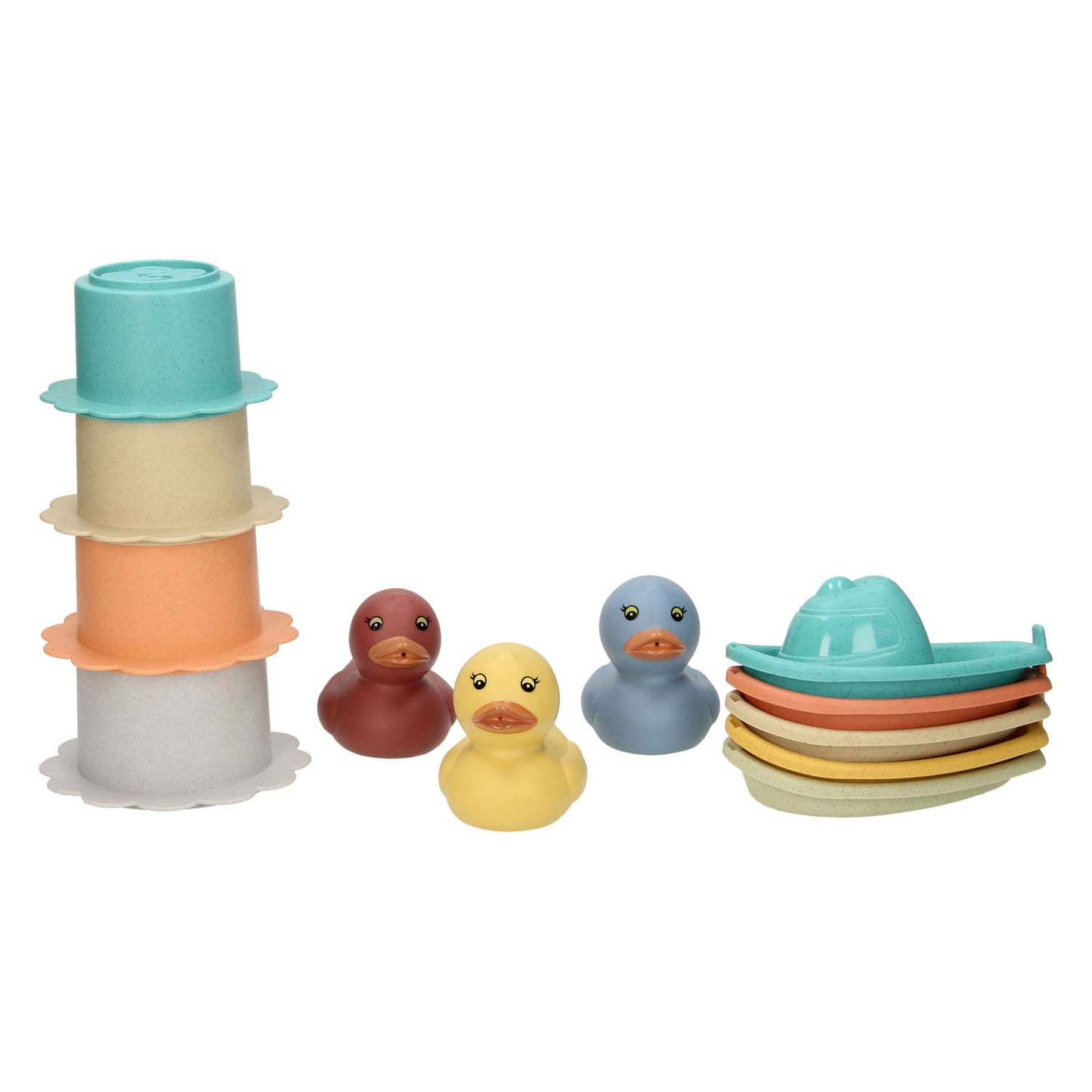 Set Bath Toy Pastell, 12dlg.