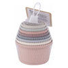 Wasserfallbecher Pastell, 8 Stk.