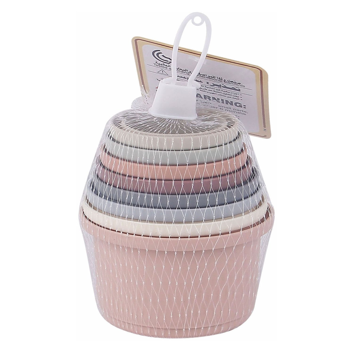 Wasserfallbecher Pastell, 8 Stk.