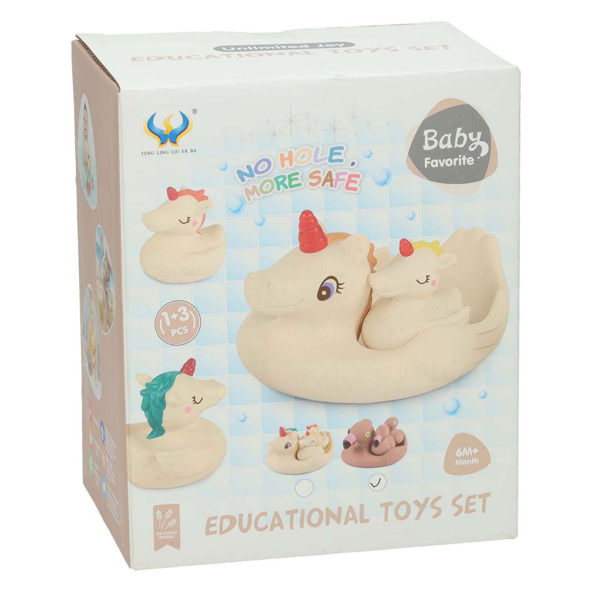 Bathtiere Flamingo Familie, 4dlg