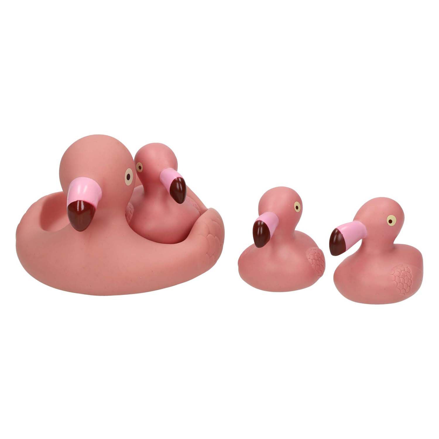 Bathtiere Flamingo Familie, 4dlg