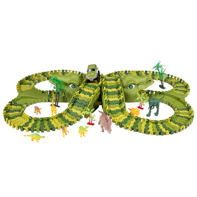 Lobbes Dinotrack umfangreiches Spielset, 200 Teile.