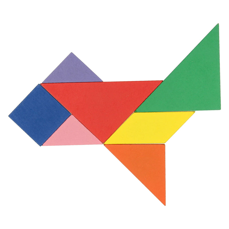 Holz-Tangram-Puzzle, 7-tlg.