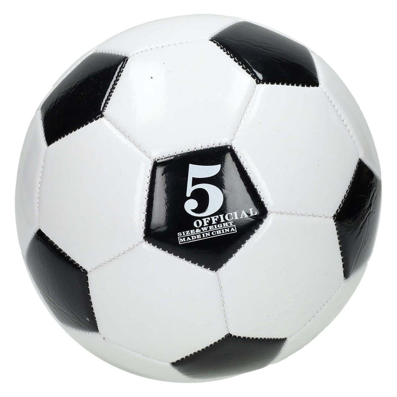 Fußballschwarz und Weiß