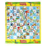 Snakes Ludo Brettspiel doppeltsiedelte - afbeelding 1