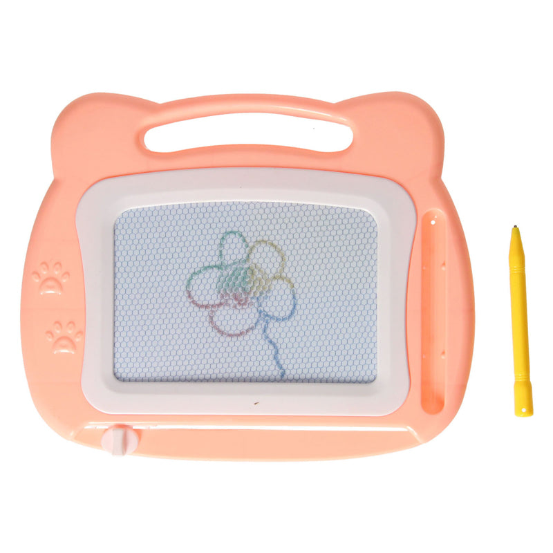 Magnetisches Zeichenbrett in Pastellrosa