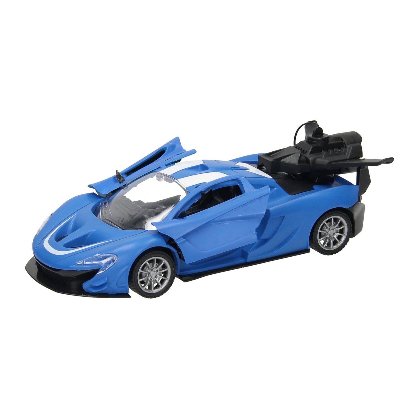 RC-Sportwagen mit Dampffunktion blau
