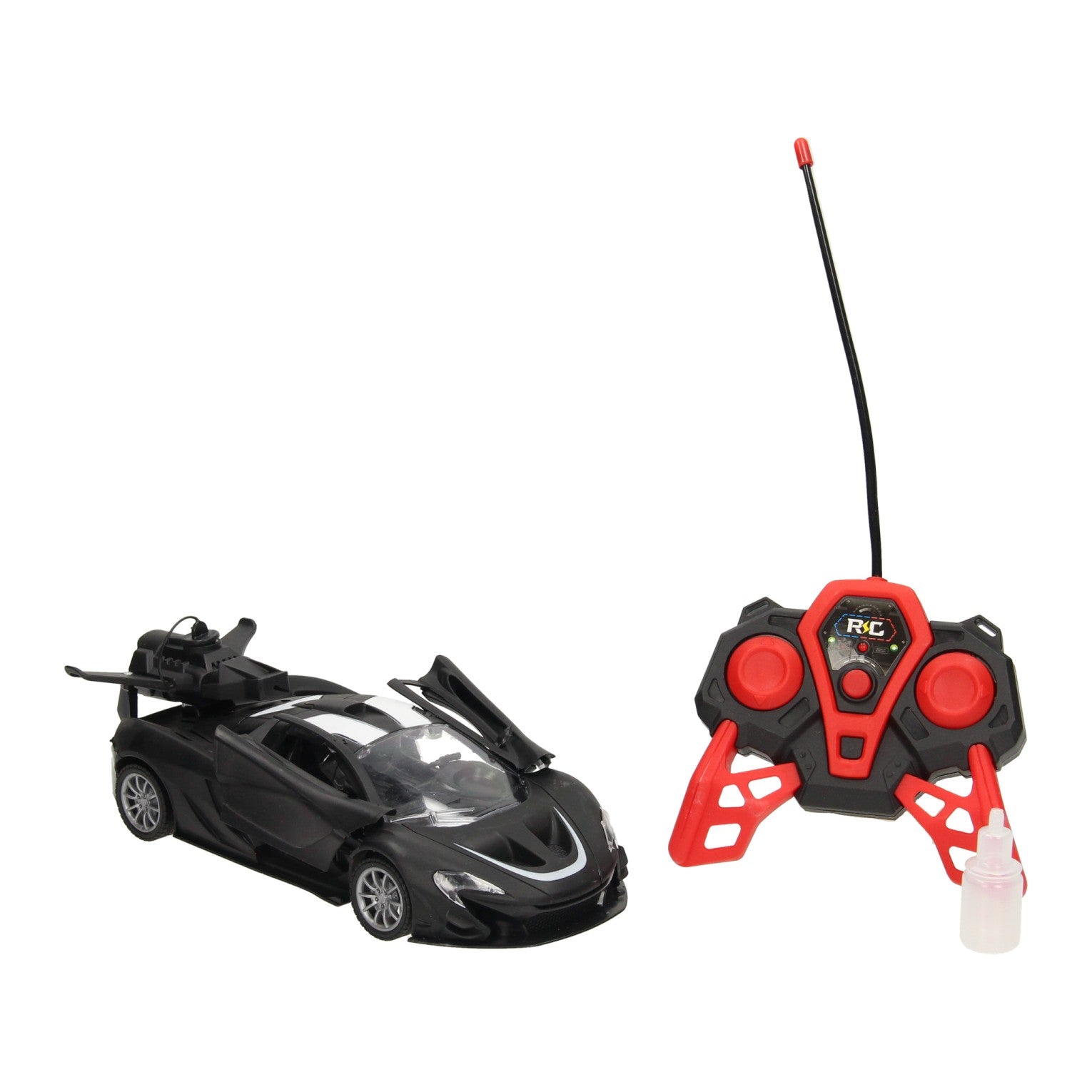 RC-Sportwagen mit Dampffunktion schwarz
