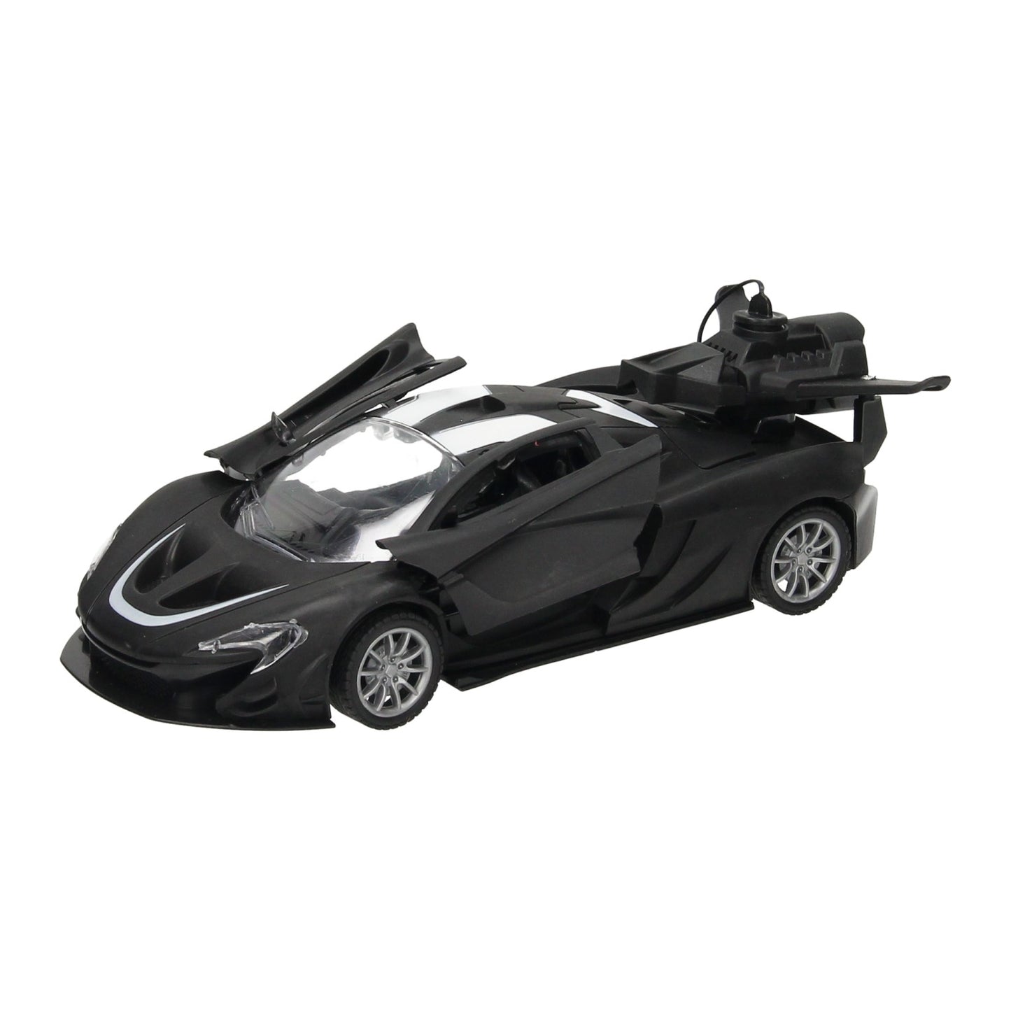 RC-Sportwagen mit Dampffunktion schwarz