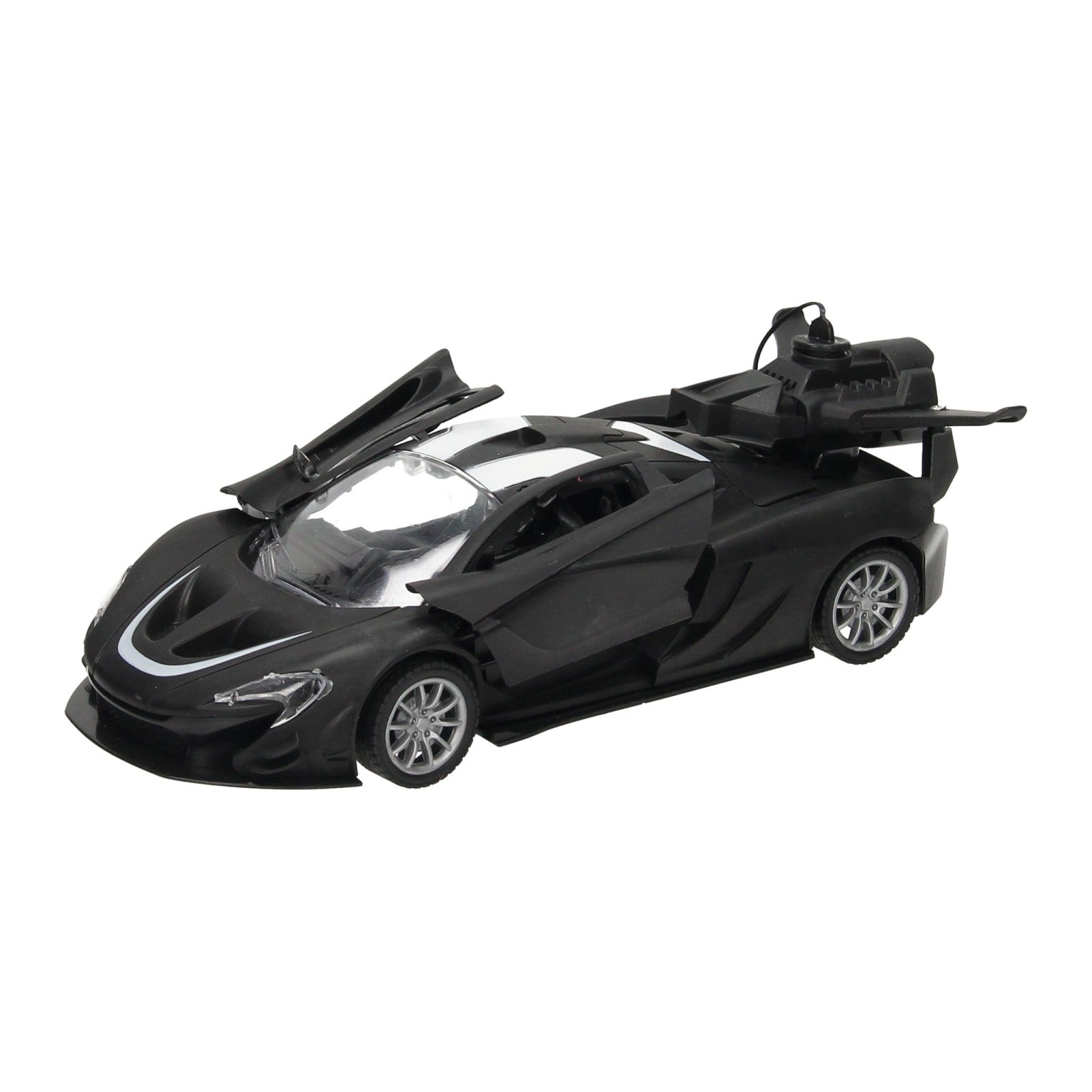 RC-Sportwagen mit Dampffunktion schwarz