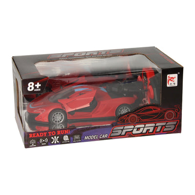 RC-Sportwagen mit Dampffunktion rot