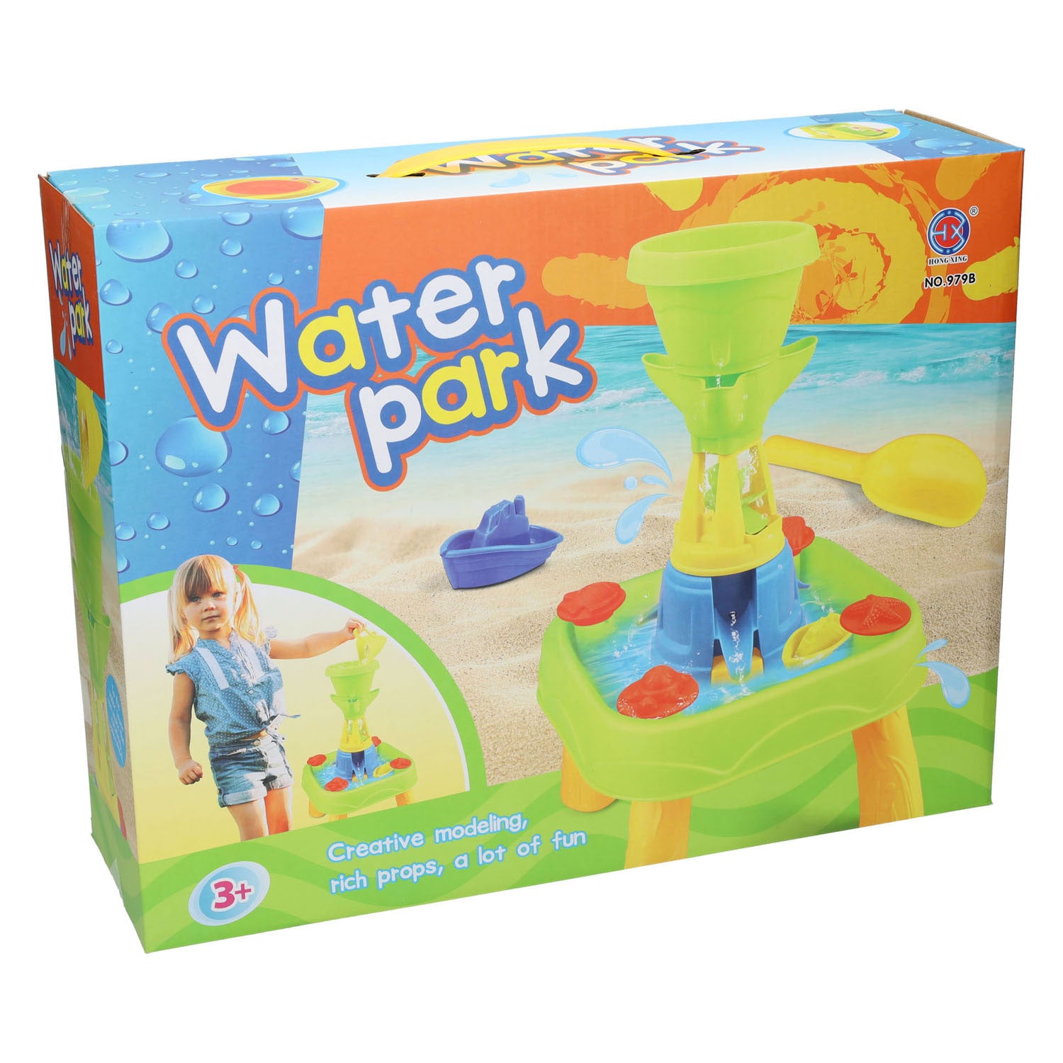 Wasserpark Watertafel Wasserfall