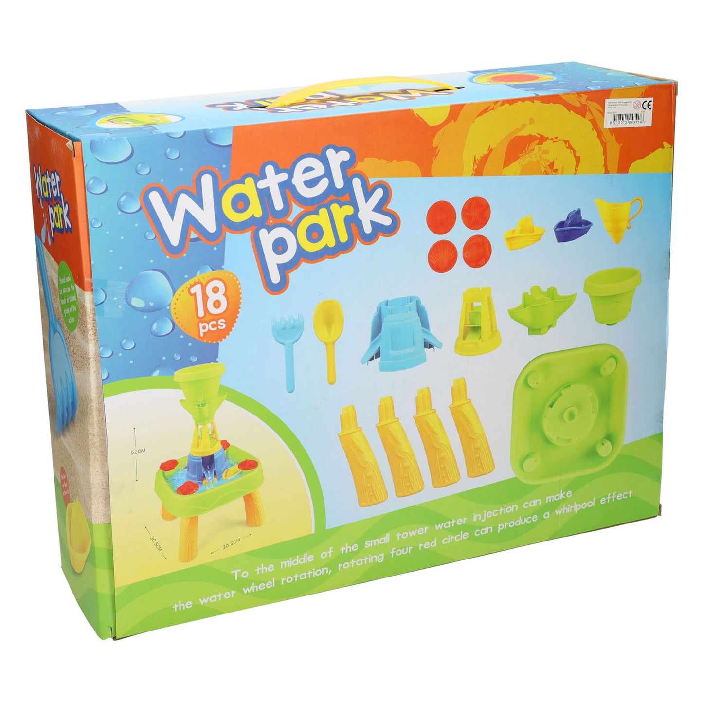 Wasserpark Watertafel Wasserfall