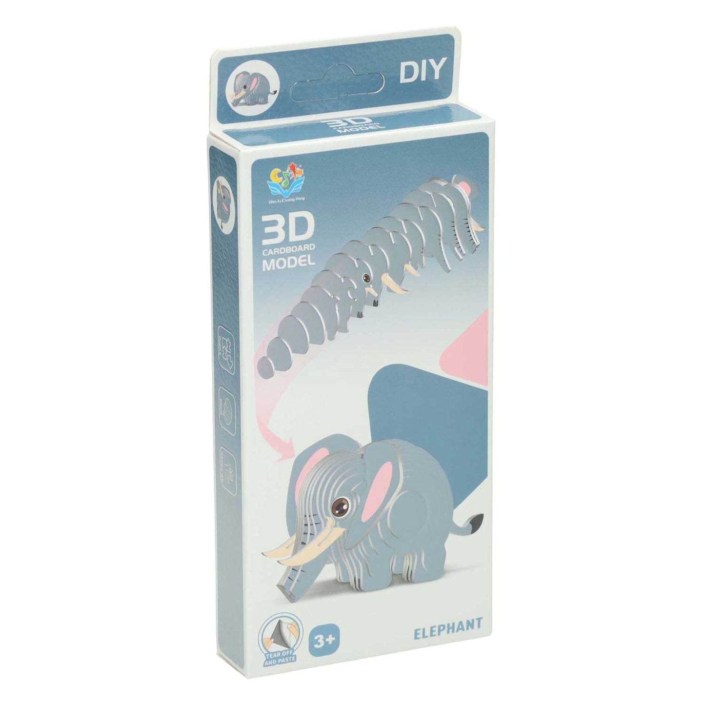 Imp 3D-Puzzle Elefant, 36 Teile.