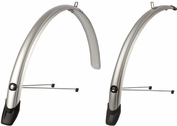 Schutzblechset Towny 28 Zoll 46 mm - silber