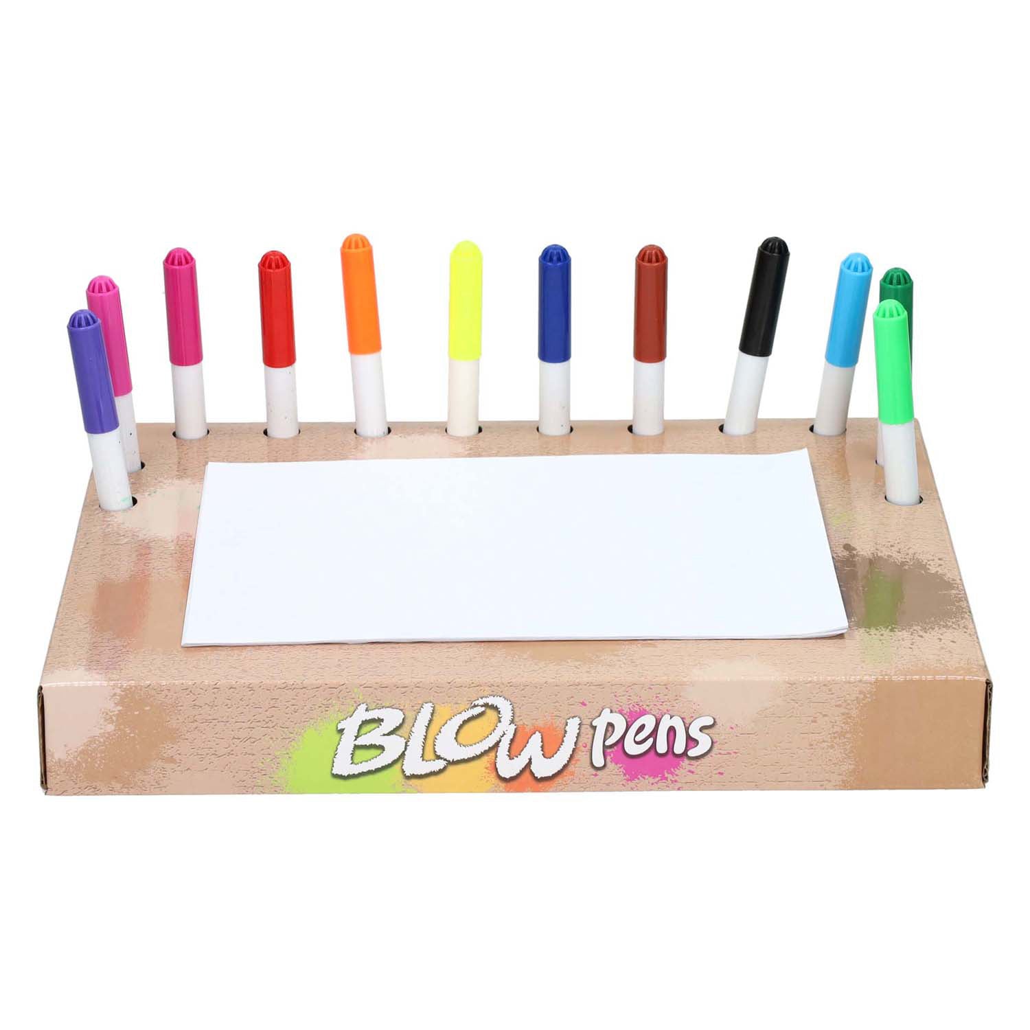 Blasfederset mit Dinosaurierpumpe